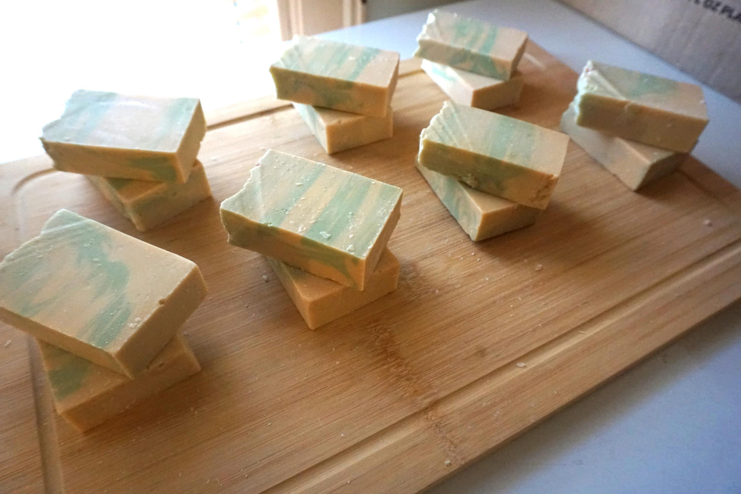 Goat's Milk Sea Salt & Lily Exfoliating Mini Bar Soap - Ocean Fresh, Moisturizing, and Creamy