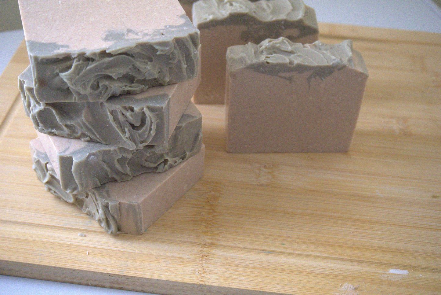 Baby Powder Scented Goat Milk Soap - Gentle & Natural (Tan Colored)