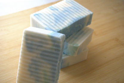 Seaside Cotton Bar Soap - Fresh Clean Cotton Scent with Shea Butter