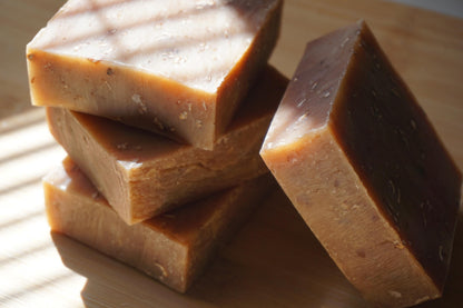 Oatmeal Milk and Honey Bar Soap - Handmade Natural Soap - Soothing & Nourishing