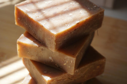 Oatmeal Milk and Honey Bar Soap - Handmade Natural Soap - Soothing & Nourishing